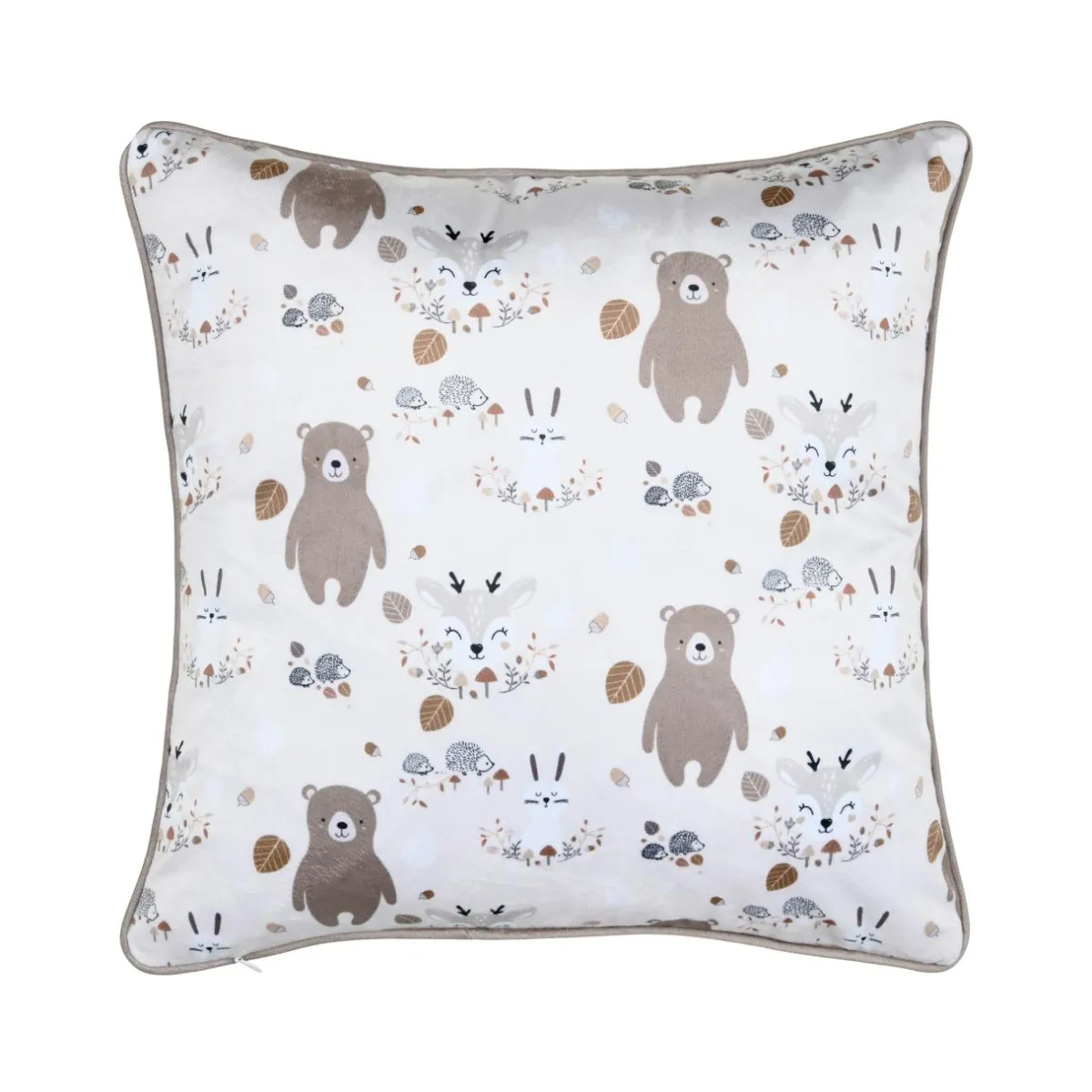 STOF Coussin enfant carré (40 x 40 cm) Gabin Taupe Hot