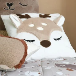 STOF Coussin enfant carré (40 x 40 cm) Gabin Beige Best