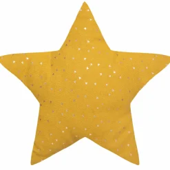 Atmosphera createur d'interieur for kids Coussin enfant Etoile (40 cm) Berlingot Jaune ocre Hot