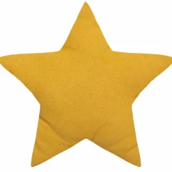 Atmosphera createur d'interieur for kids Coussin enfant Etoile (40 cm) Berlingot Jaune ocre Hot