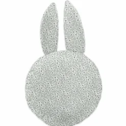 L'EFFET PAPILLON Coussin enfant Lapin (30 cm) Jardinage Blanc