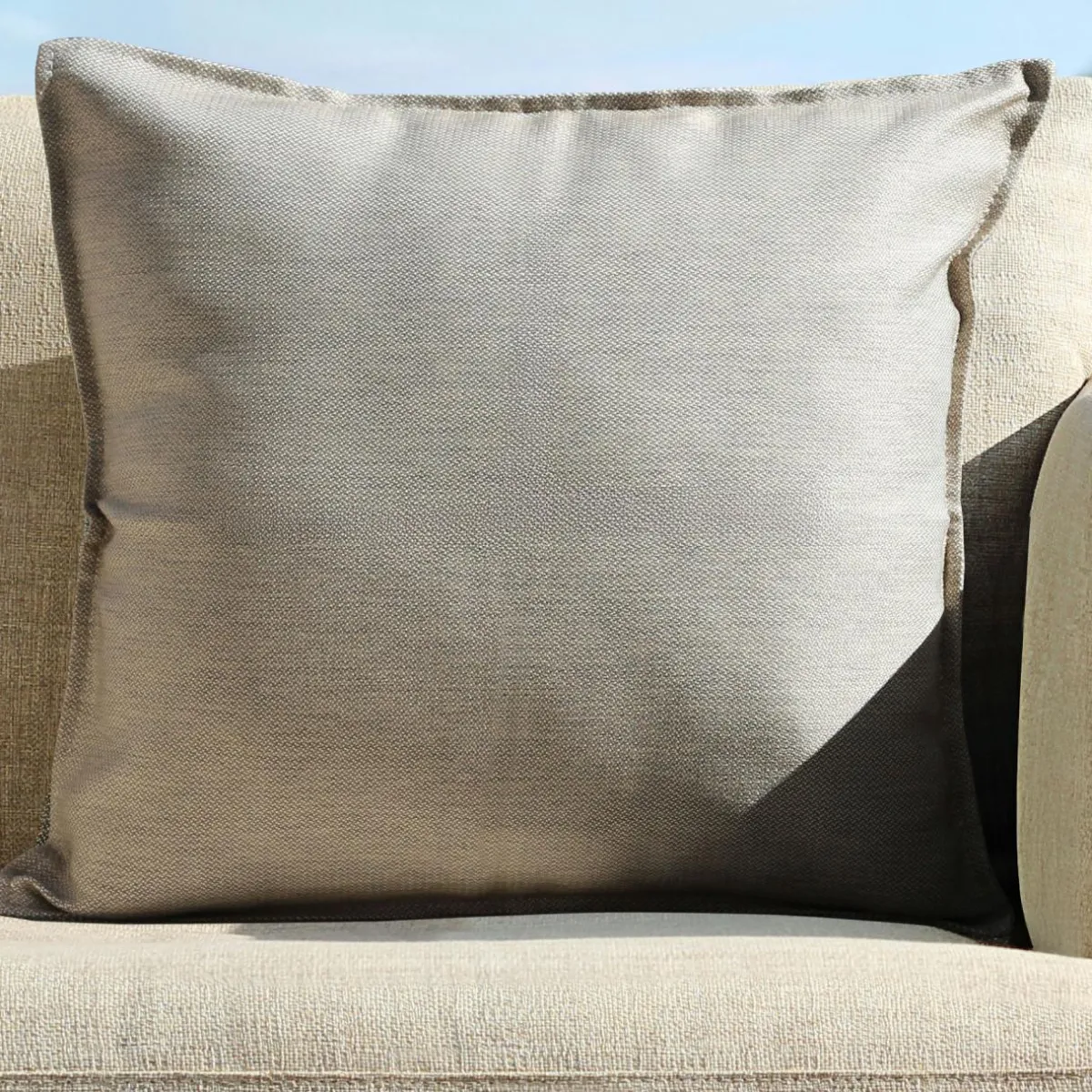 MOBELLIA Coussin extérieur carré (45 x 45 cm) Kalena Beige Sale