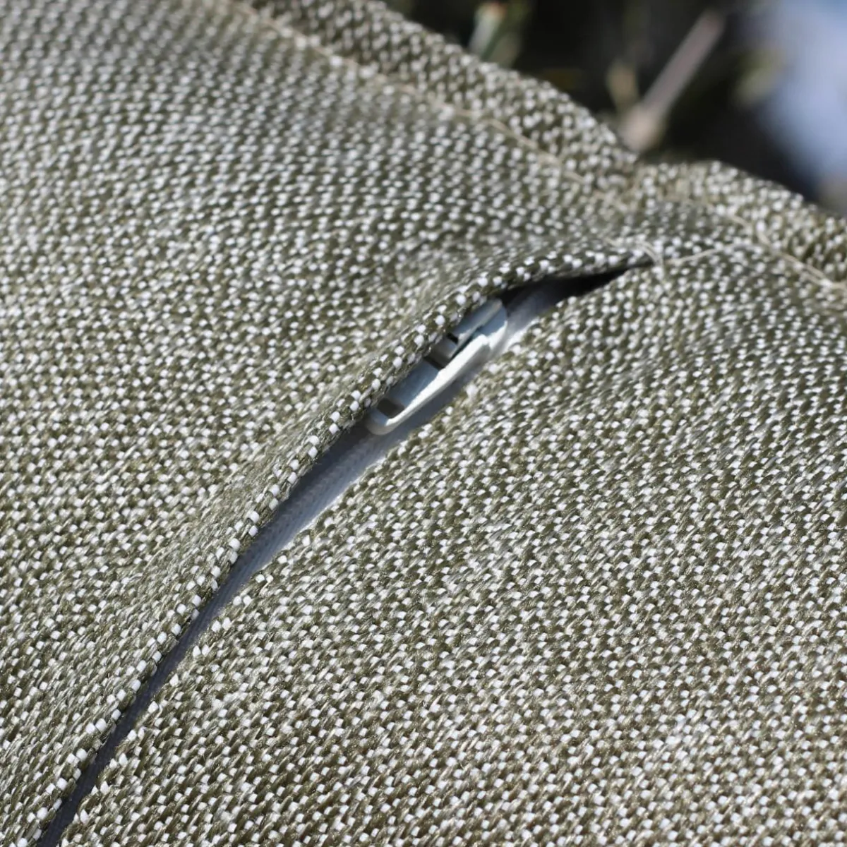 MOBELLIA Coussin extérieur carré (45 x 45 cm) Kalena Vert olive Clearance