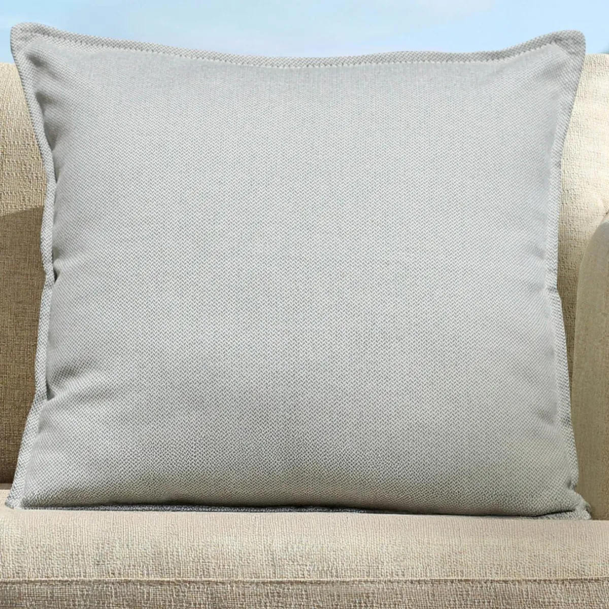 MOBELLIA Coussin extérieur carré (45 x 45 cm) Kalena clair Vert Online