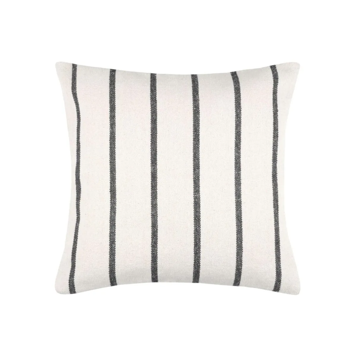 EMINZA Coussin extérieur carré toile de coton (50 x 50 cm) Ocealys Noir