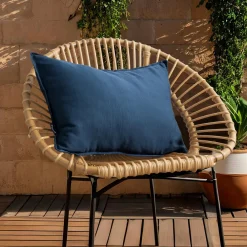 EMINZA Coussin extérieur rectangulaire (40 x 60 cm) Sunset Bleu nuit New