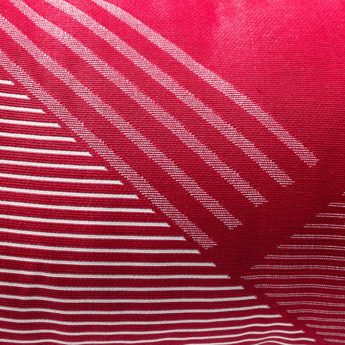 HESPERIDE Coussin extérieur rectangulaire (30 x 50 cm) Jacquard grenade Rouge New