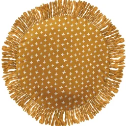 L'EFFET PAPILLON Coussin Lion rond enfant (40 cm) Charlie Multicolore Hot