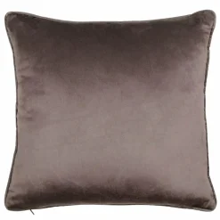 LOVELY CASA Coussin Noël carré (40 cm) Joyeux Marron Chocolat Best