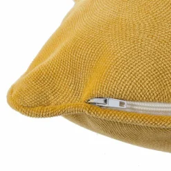 ATMOSPHERA Coussin rectangulaire (30 x 50 cm) Lilou Ocre Jaune ocre