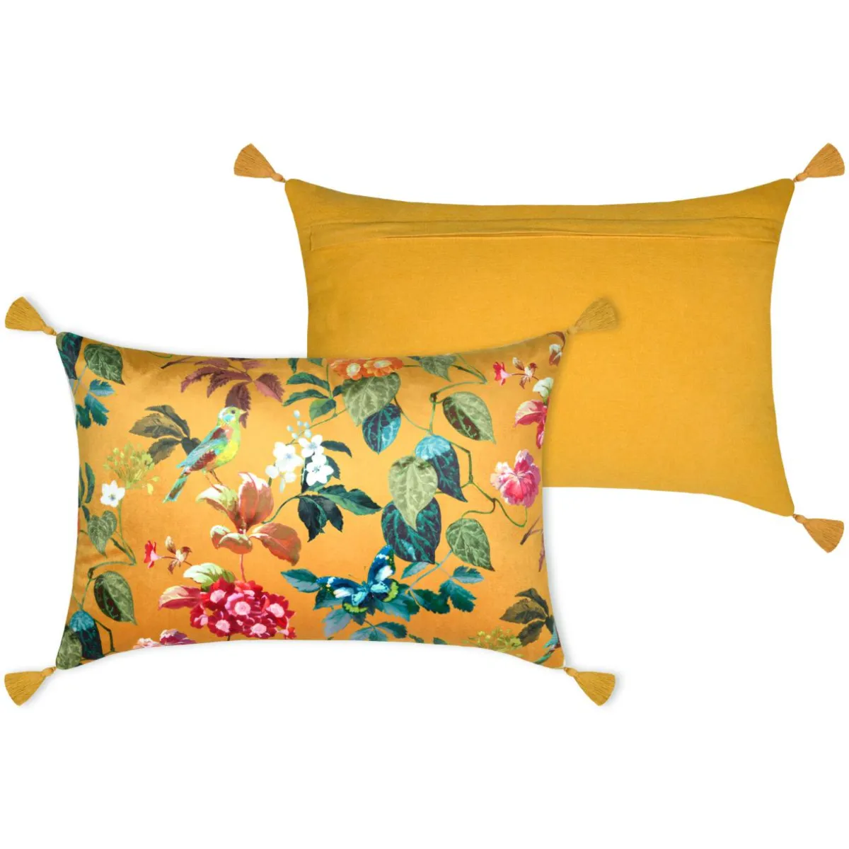 STOF Coussin rectangulaire (40 x 60 cm) Emmy Jaune moutarde Hot