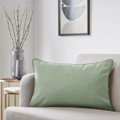 EMINZA Coussin Rectangulaire (40 x 60 cm) Minuit Vert kaki New