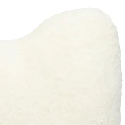 Atmosphera, cru017dateur d'intu017drieur Coussin rectangulaire bouclette (35 x 48 cm) Bliss Blanc