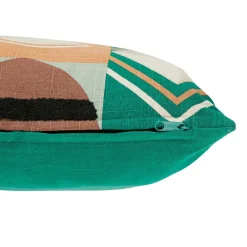 Atmosphera, cru017dateur d'intu017drieur Coussin rectangulaire brodé (30 x 50 cm) Mala Multicolore