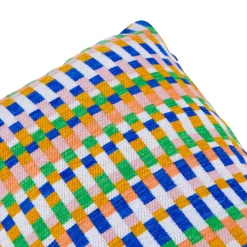 Atmosphera, cru017dateur d'intu017drieur Coussin rectangulaire brodé (30 x 50 cm) Disso Multicolore New
