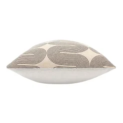 douceur d'intu017drieur Coussin rectangulaire coton (40 x 60 cm) Ondine Noir Hot