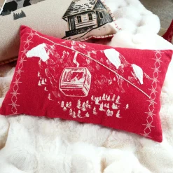 STOF Coussin rectangulaire coton (30 x 50 cm) Villard Rouge Clearance