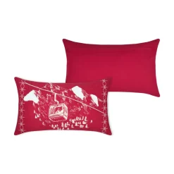 STOF Coussin rectangulaire coton (30 x 50 cm) Villard Rouge Clearance