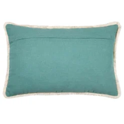STOF Coussin rectangulaire coton (35 x 50 cm) Barbade Vert céladon Discount
