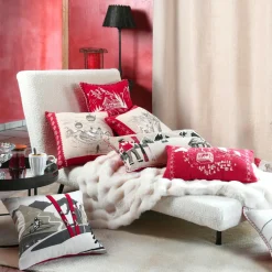 STOF Coussin rectangulaire coton (35 x 60 cm) Villard Multicolore Best