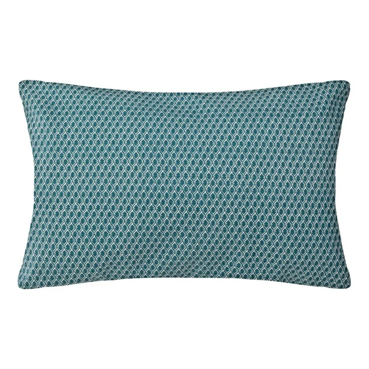ATMOSPHERA Coussin rectangulaire coton (30 x 50 cm) Otto Bleu canard Hot