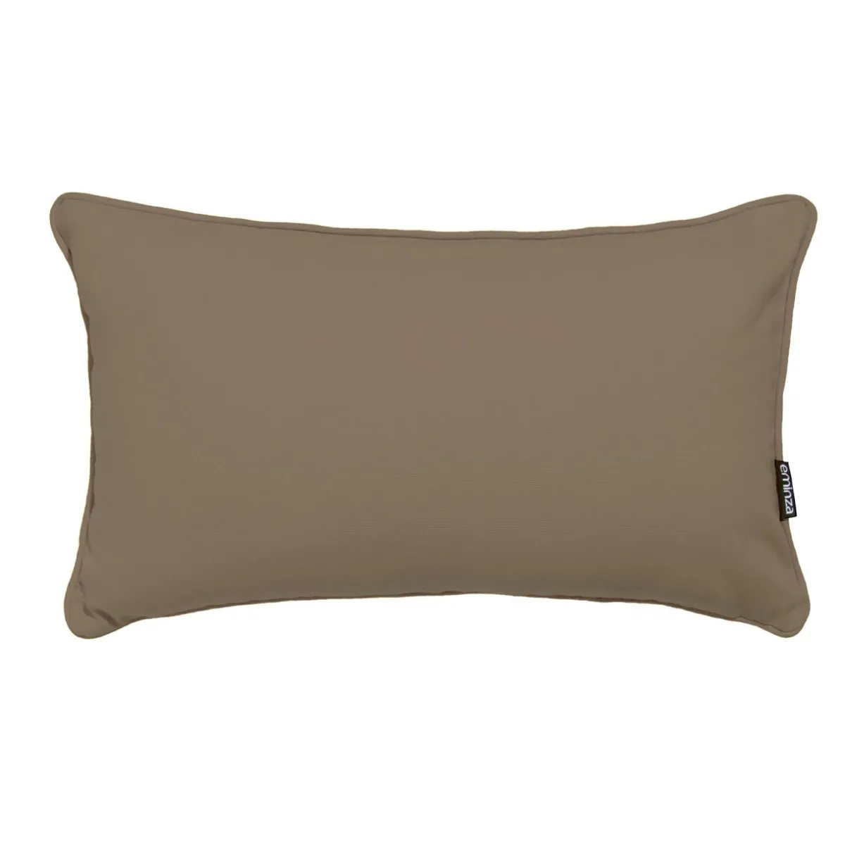 EMINZA Coussin rectangulaire coton (30 x 50 cm) Pixel Taupe New