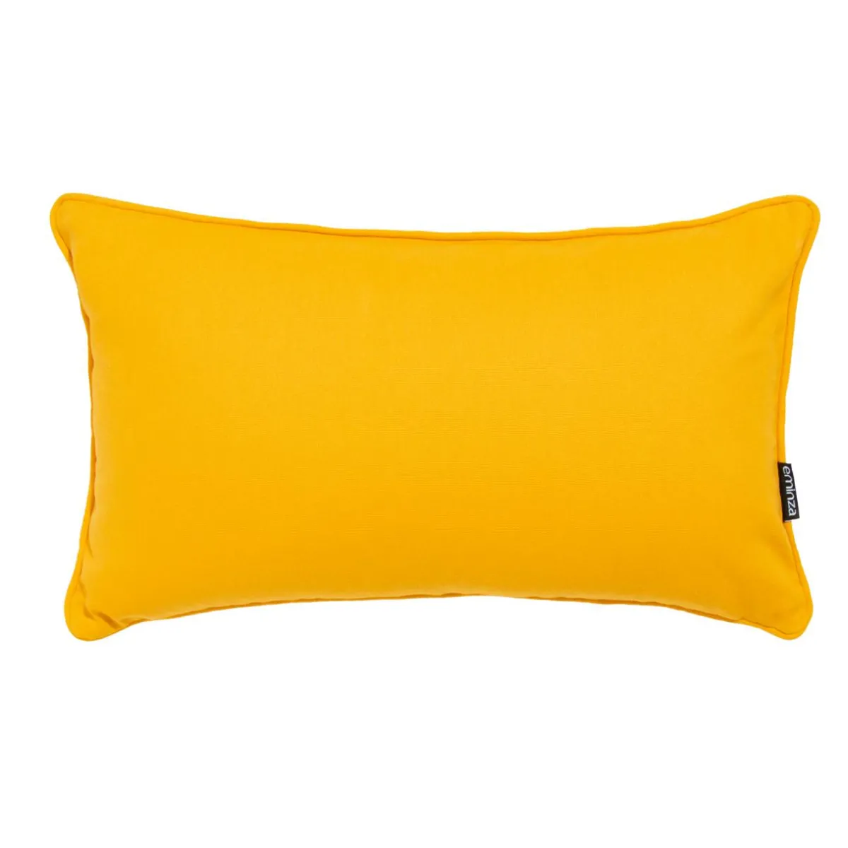 EMINZA Coussin rectangulaire coton (30 x 50 cm) Pixel Jaune moutarde Discount