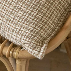 EMINZA Coussin rectangulaire coton (50 x 80 cm) Marius Marron
