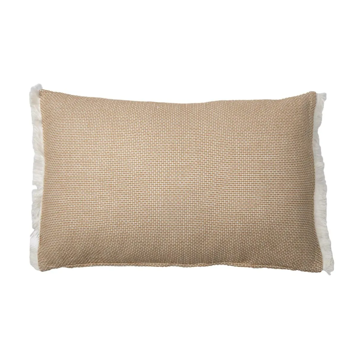 EMINZA Coussin rectangulaire coton texturé (50 x 80 cm) Jamy Marron Online