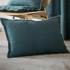 STOF Coussin rectangulaire coton (40 x 60 cm) Helios Bleu Best