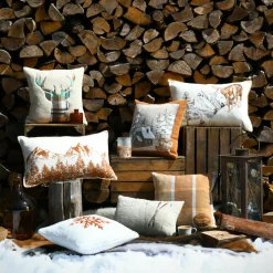STOF Coussin Rectangulaire Coton (40 x 60 cm) Wildforest Camel Outlet