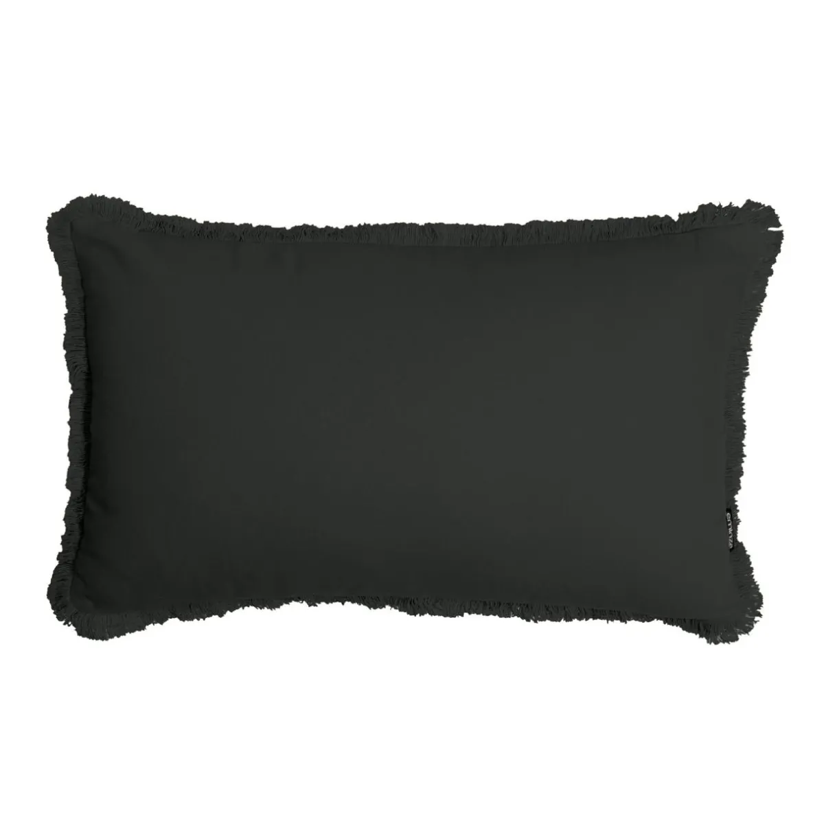 EMINZA Coussin rectangulaire coton (40 x 60 cm) Pixel franges Noir Online