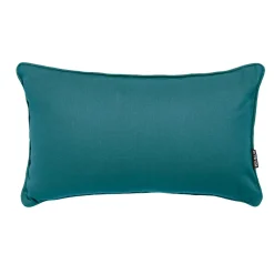 EMINZA Coussin rectangulaire coton (30 x 50 cm) Pixel Bleu canard Hot