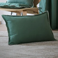 STOF Coussin rectangulaire coton (40 x 60 cm) Helios Vert Sale