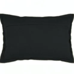 STOF Coussin rectangulaire coton (40 x 60 cm) Helios Noir
