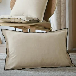 STOF Coussin rectangulaire coton (40 x 60 cm) Helios Ecru Sale