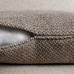 EMINZA Coussin rectangulaire effet chiné (40 x 60 cm) James galet Gris Discount