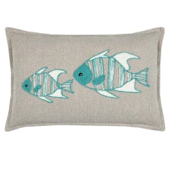 STOF Coussin rectangulaire en coton (35 x 50 cm) Barbade Beige Best