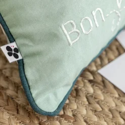 L'EFFET PAPILLON Coussin rectangulaire enfant coton (30 x 50 cm) Petits papiers e Bleu Online