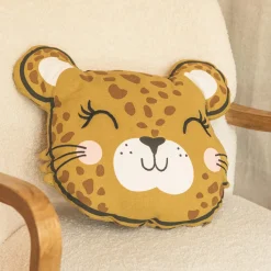 l'Effet Papillon Coussin rectangulaire enfant coton (45 x 40 cm) Lola Caramel Discount