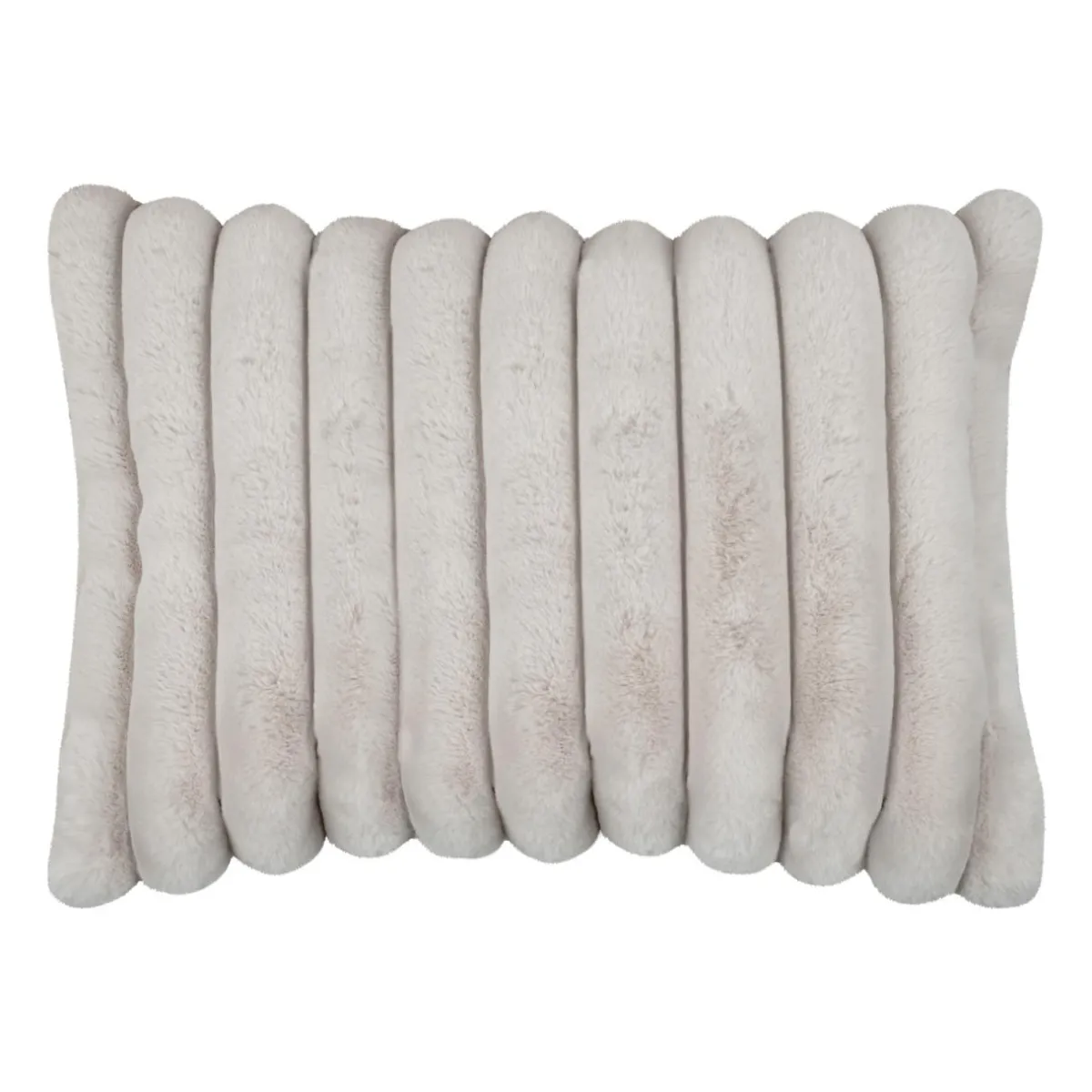 STOF Coussin rectangulaire fausse fourrure (50 x 80 cm) Polary Beige Discount