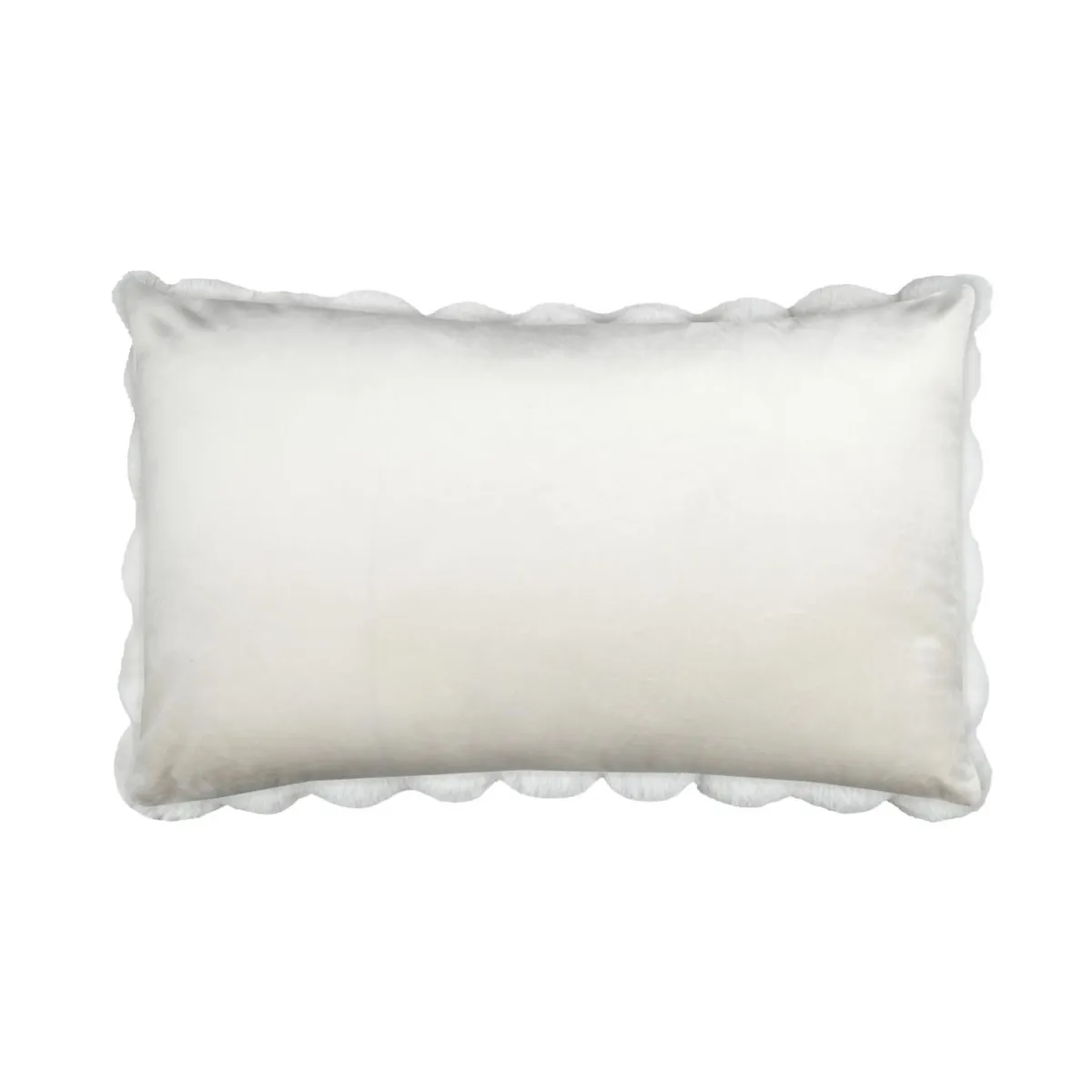STOF Coussin rectangulaire fausse fourrure (50 x 80 cm) Nebraska Ecru Discount
