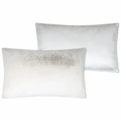 LOVELY CASA Coussin rectangulaire fausse fourrure (50 x 80 cm) Bostan Ecru