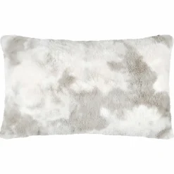 LOVELY CASA Coussin rectangulaire fausse fourrure (80 cm) Harald Beige Best