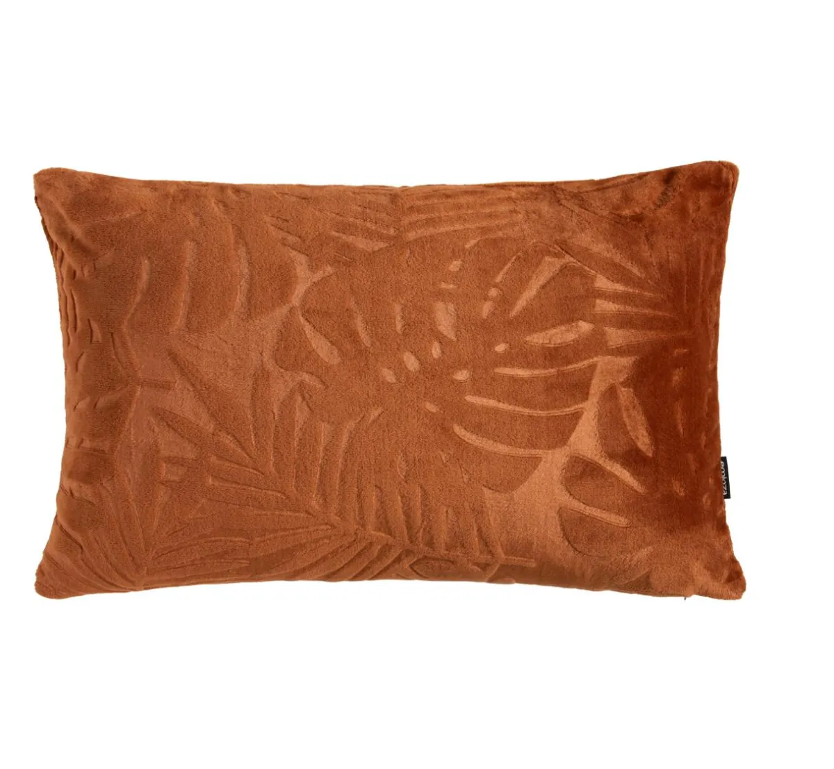 EMINZA Coussin rectangulaire flanelle (40 x 60 cm) Flore Cuivre Best