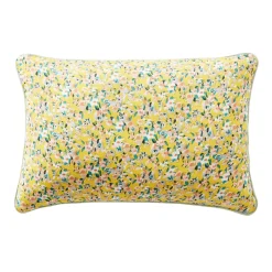 EMINZA Coussin rectangulaire gaze de coton (40 x 60 cm) Abigaël Jaune Best