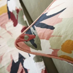 EMINZA Coussin rectangulaire gaze de coton (40 x 60 cm) Azel Multicolore New