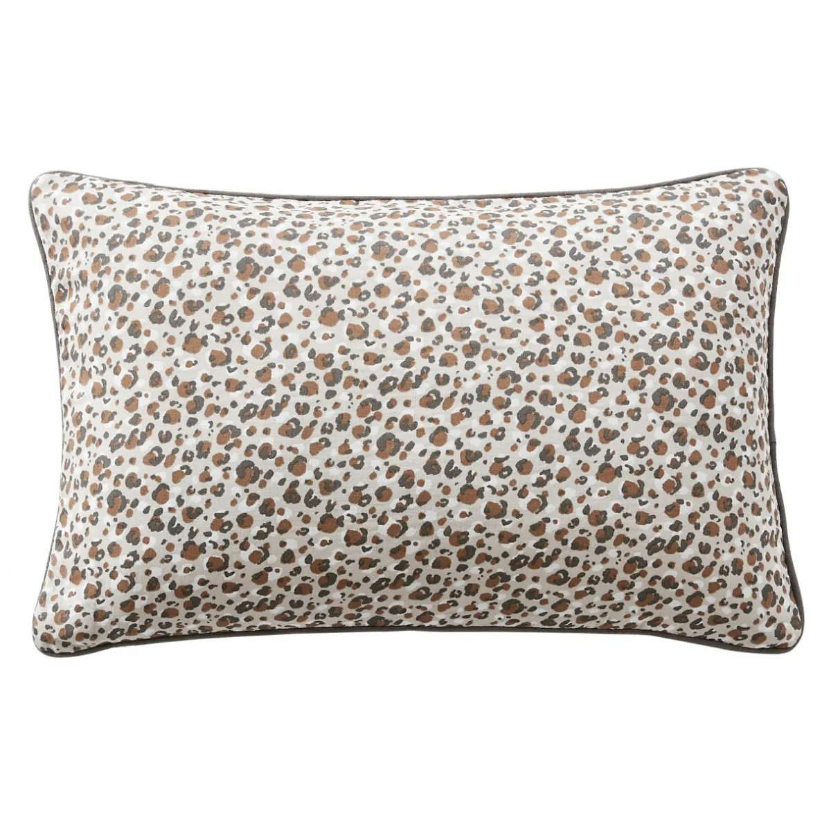 EMINZA Coussin rectangulaire gaze de coton (40 x 60 cm) Rosa Marron Sale