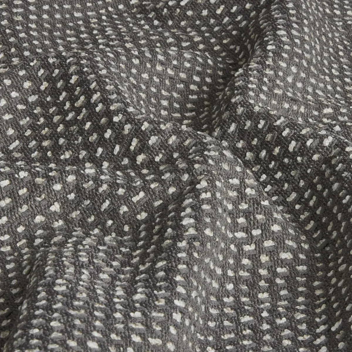 EMINZA Coussin rectangulaire tissé (40 x 60 cm) Oscar Gris Anthracite Discount