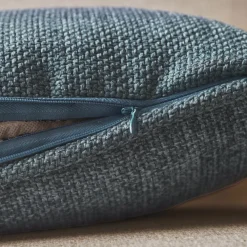 EMINZA Coussin rectangulaire tissé (40 x 60 cm) Alba Bleu Outlet